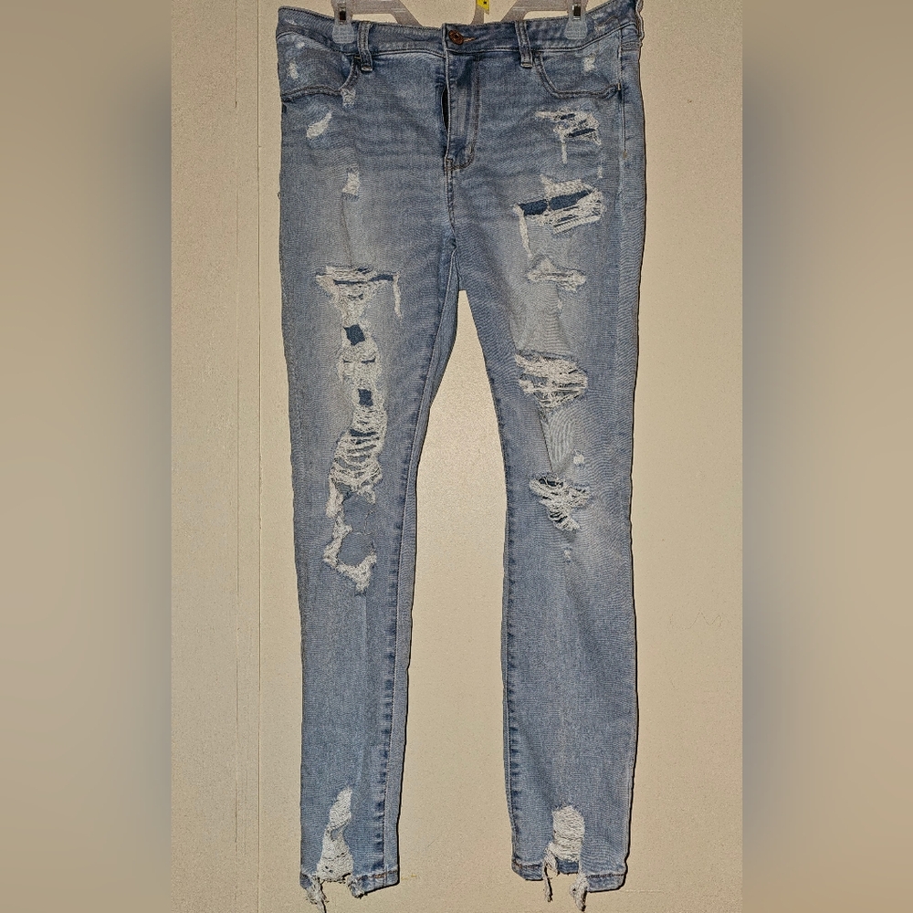 AE Ripped High Rise Jegging